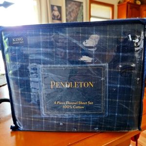 Pendleton flannel king sheet set